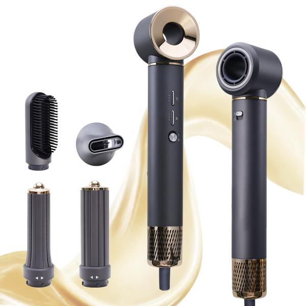 ドライヤー 大風量 速乾 くるくるドライヤー 6億マイナスイオン 57dB静音 ドライヤー 大風量 速乾 くるくるドライヤー 6億マイナスイオン