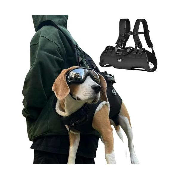 Wakytu 犬用リフトハーネス 全身犬用バックパックハーネス 緊急用犬用
