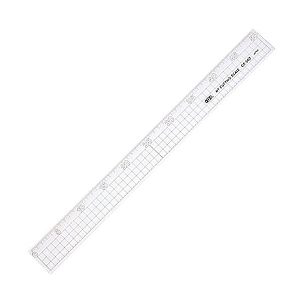 エヌティー 定規 カッター専用 50cm アクリル製 クリア CS-502