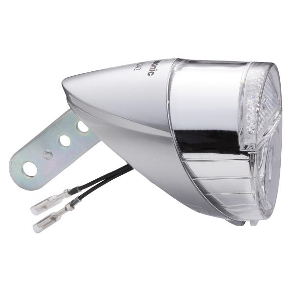 パナソニック(Panasonic) LED ハブダイナモ専用ライト 1線式、2線式ハブダイナモ対応 兼用モデル シルバー NSKL142-S