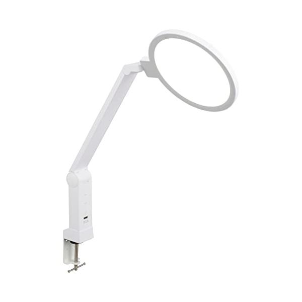 クランプタイプ・5段階調光・ホワイト  LTC-LS78-W・・Style:クランプタイプ・5段階調光・ 特 長 　ブルーライト約20%カットで眼が疲れにくい　平均演色性Ra93で色彩が自然に近い　JIS規格AA形相当で広範囲をムラなく照ら...