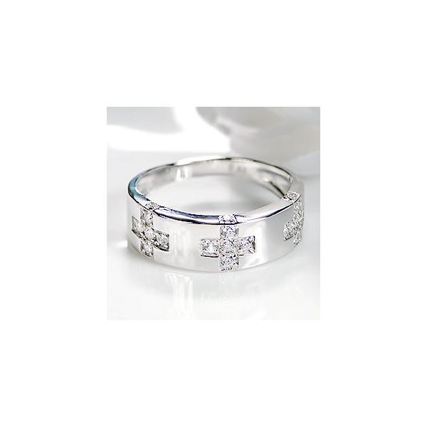 ♣シンプルK18リング K18 WG ゴールド ダイヤモンド ダイヤ 指輪 リング シンプル