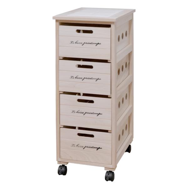 桐の特徴を活かした便利ストッカー！常温保存の野菜・果物をすっきり保存・収納できる桐の特徴である優れた調湿性・防虫性を活かした便利ストッカーです。キッチンでの活躍はもちろん、湿気の気になるサニタリーでの収納にも適してます。サイズ：横３０×奥行...