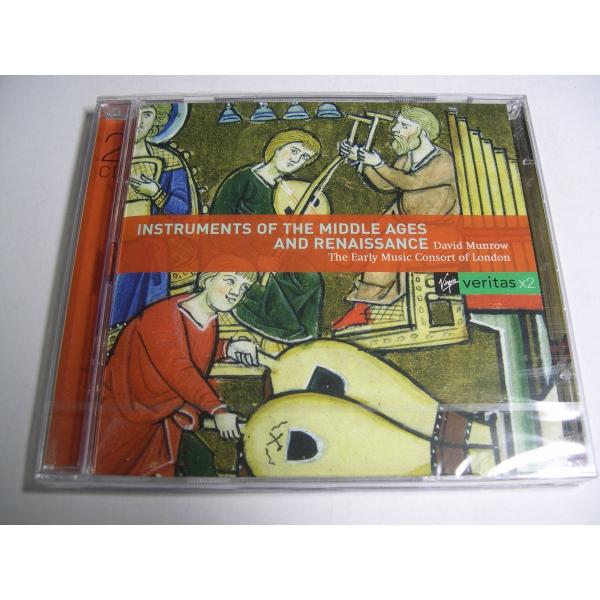 Instruments of the Middle Ages and Renaissance / David Munrow, etc. : 2 CDs // CD