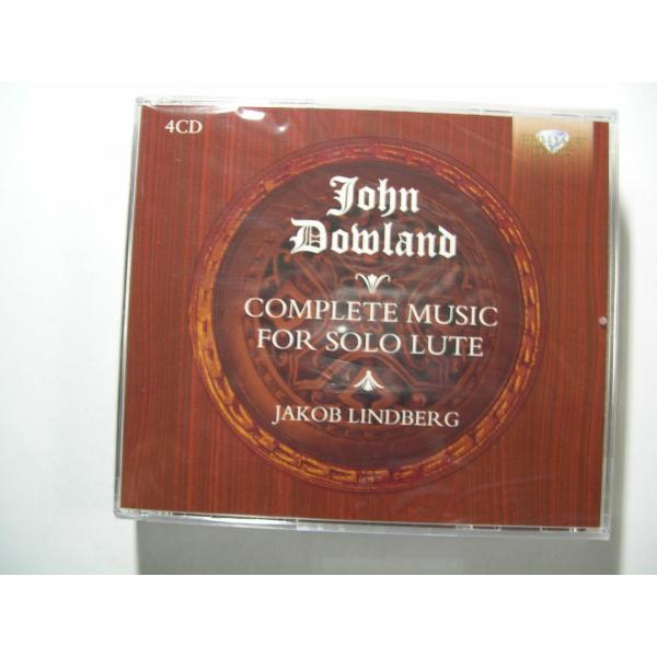 Dowland / Complete Music for Solo Lute / Jakob Lindberg : 4 CDs // CD