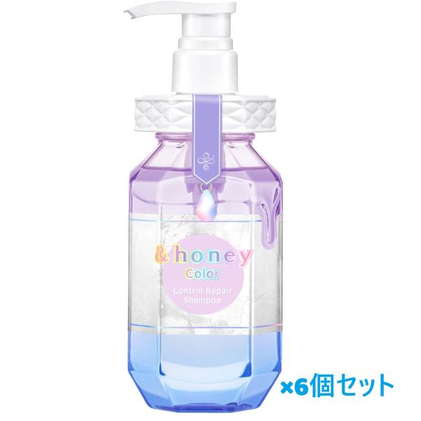 &honey (アンドハニー) カラー コントロールリペア シャンプー 1.0 440ml ×6個お買い得セット