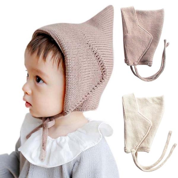 ベビー 帽子 ニット帽 キッズ とんがりニット帽 耳当て付き 耳付き 赤ちゃん 子供 B5 72 Good Time Store 通販 Yahoo ショッピング