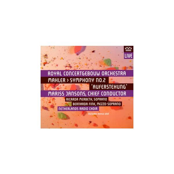 [国内盤CD][新品]マーラー:交響曲第2番ハ短調「復活」 ヤンソンス / RCO メルベート(S) 他 [CD+DVD][3枚組]