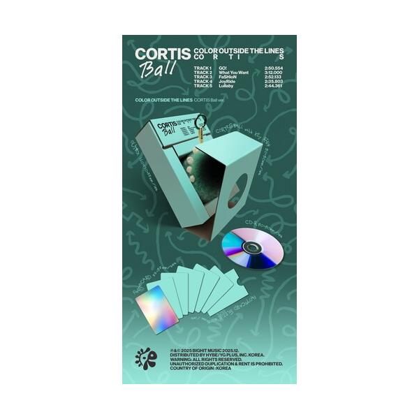 輸入盤CD][新品]CORTIS / COLOR OUTSIDE THE LINES [CORTIS BALL VER