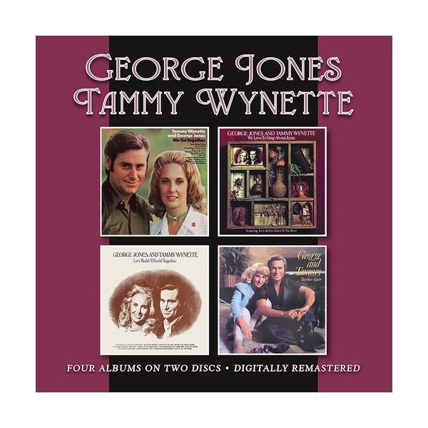 [輸入盤CD][新品]GEORGE JONES/TAMMY WYNETTE / WE GO TOGETHER/WE LOVE TO SING ABOUT JESUS(2025/8/1発売)(ジョージ・ジョーンズ/タミー・ワイネット)