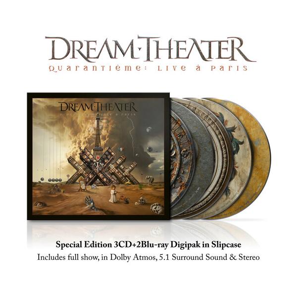 輸入盤CD][新品]DREAM THEATER / QUARANTIEME: LIVE A PARIS (w/Blu