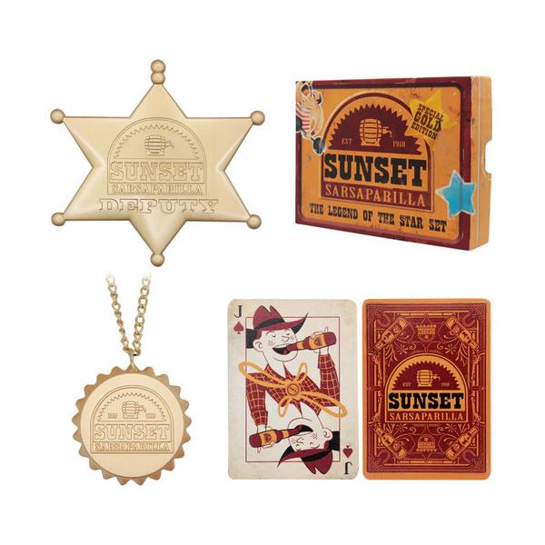 [新品]Fallout: New Vegas - Sunset Sarsaparilla Legend of the Star Set - Gold Coloured Limited Edition