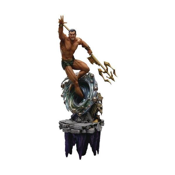 [フィギュアなど][新品]Iron Studios - Infinity Gauntlet Diorama - Art Scale 1/10 - Namor Statue