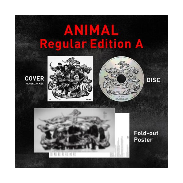 [輸入盤CD][新品]JO1 / ANIMAL: REGULAR EDITION A (2026/10/2発売)