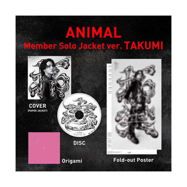 [輸入盤CD][新品]JO1 / ANIMAL: MEMBER SOLO JACKET VER TAKUMI (2026/10/2発売)