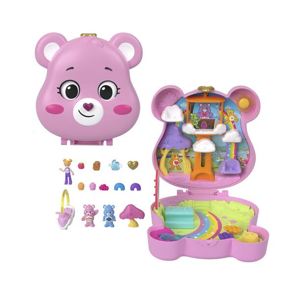 新品]Mattel Collector - Polly Pocket x Care Bear Compact Playset