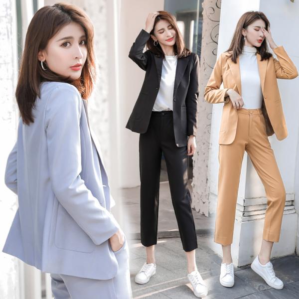 ビジネススーツレディース 40代 レディース スーツ セット 九分丈 安い 面接 仕事 通勤 手洗い可能 春秋 K Goodbuy 通販 Yahoo ショッピング