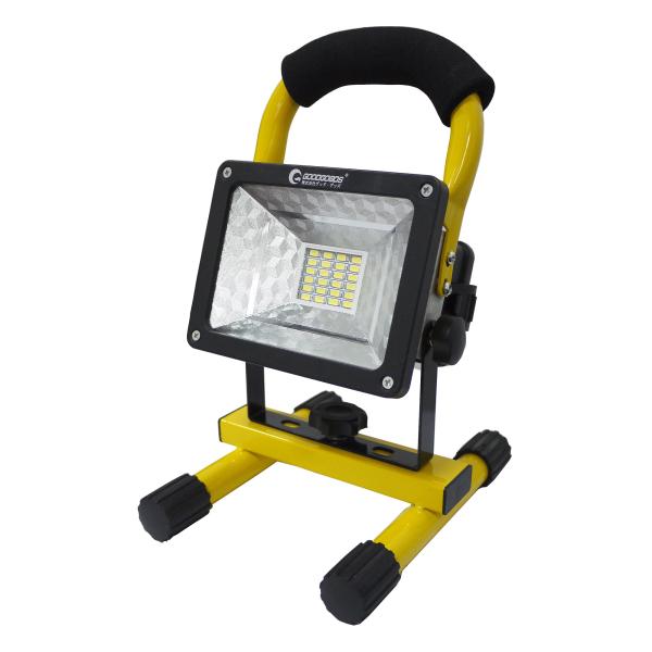 充電式 LED投光器 6000k 24W コードレス 昼光色 作業灯 夜間 電池交換式 ポータブル 屋外 防滴 アウトドア 釣り 現場 点検 車整備 現場 工事 GH12-2