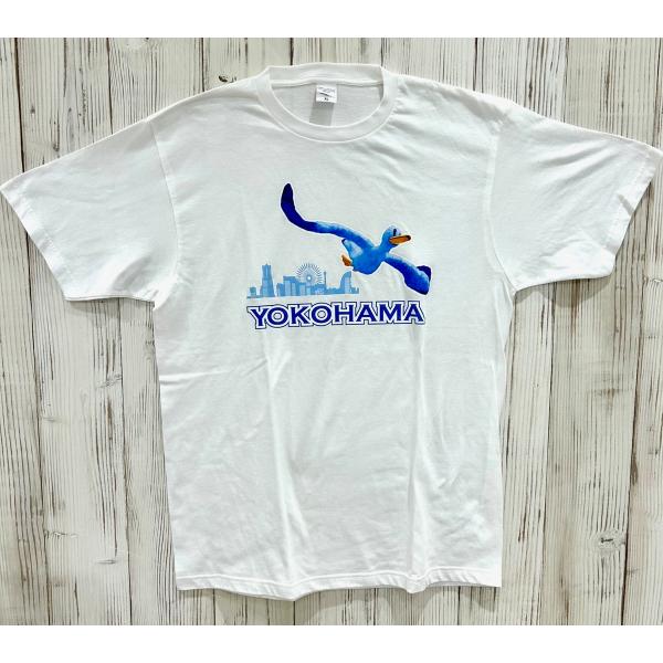 横浜 お土産 グディーズヨコハマオリジナルTシャツ(カモメのオーシャンデザイン) S〜XLサイズ プレゼント ギフト オリジナル商品 限定商品 雑貨 洋服 半袖