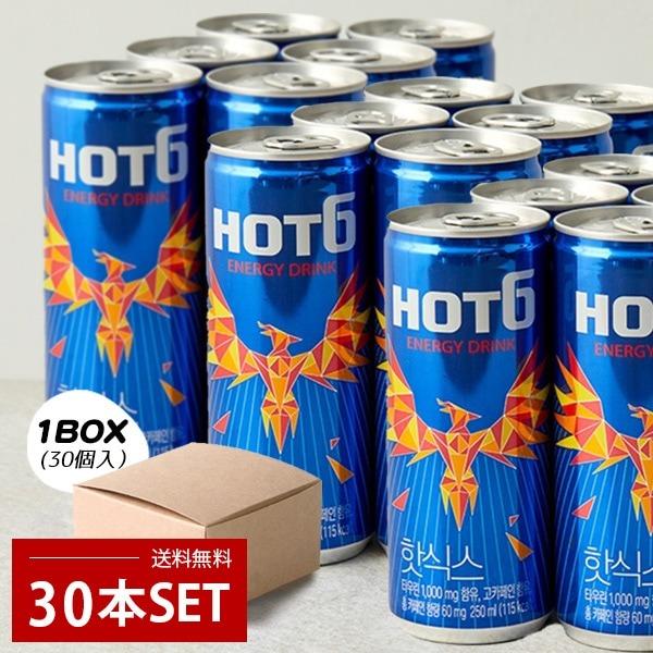 ロッテ（LOTTE） LOTTE HOT6 / 1箱(250ml×30缶) エナジードリンク 韓国