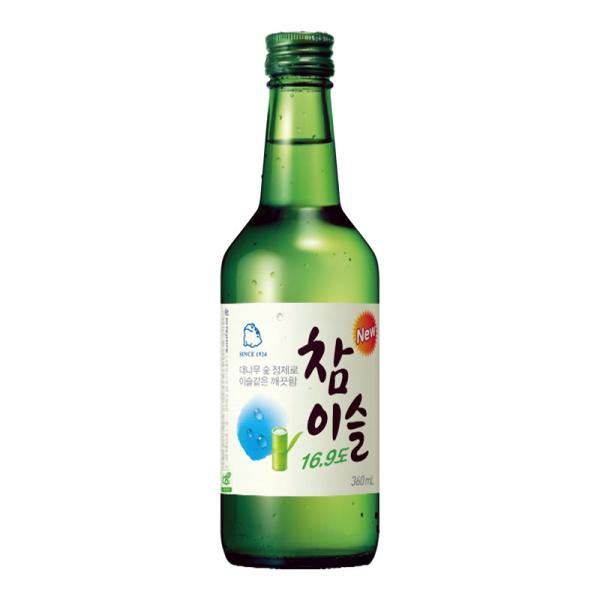 韓国焼酎 眞露 チャミスル16.9度 　360ml x 1本 韓国お酒 　*　パッケージについてはデザインが変わる場合がございます。