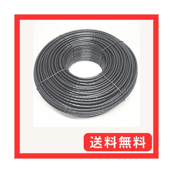 100M 屋外用 LANケーブル 自作用 屋外対応 防水 アウトドア CAT5e 屋外仕様 2重被覆 難燃性 耐候性 高耐久 自由長さカット可能