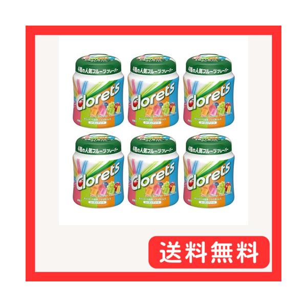 他サイト： モンデリーズ・ジャパン クロレッツXP シーズンアソートボトル ボトルガム 140g×6個の商品画像