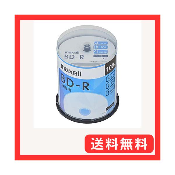 マクセル BRV25SIWP.100SP 録画用ブルーレイディスク BD-R  4倍速 100枚組 maxell