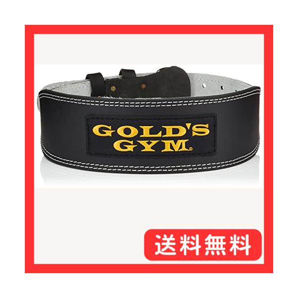 ゴールドジム(GOLD'S GYM) 定番人気高強度のトレーニングレザーベルト