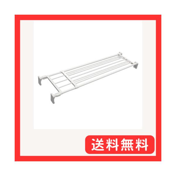 他サイト： 平安伸銅工業 HEIAN SHINDO つっぱり棚 超強力ワイド ホワイト 取付幅118~190cm 耐荷重50-20kg RA-12の商品画像