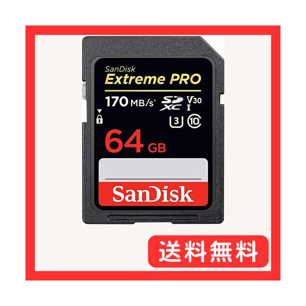 SanDisk 64GB Extreme PRO UHS-I SDXC 170MB/s SDSDXXY-064G サンデ