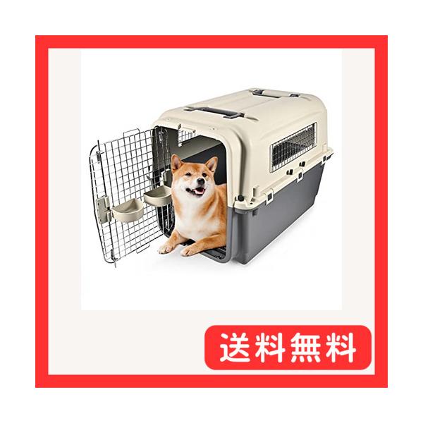 ペットキャリー ペット航空ケース、中大型犬用ハードクレート ペット