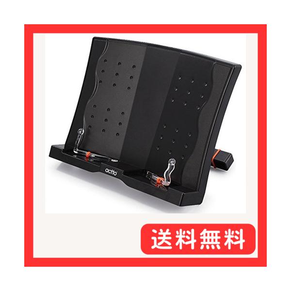 ブラック/-/BST-02BK・パッケージ個数:1・多くの本を支える：厚さ62mmまでの書籍を挟み込み可能で、前面に2本のストップホルダーが付いています。・安定したホールド：ブックスタンド本体が丸くデザインされており、用紙類が後ろに倒れない...