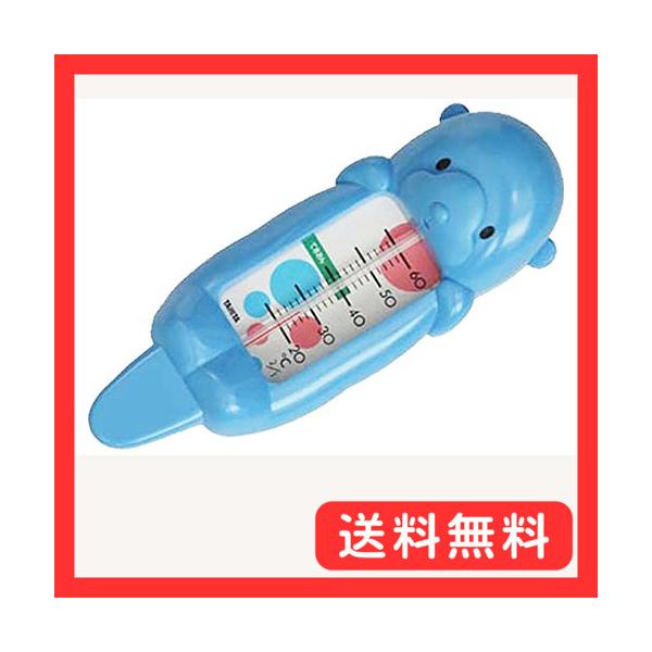 ブルー/5417-BL ラッコちゃん/5417BL・Color:ブルー・パッケージ個数:1・お風呂に浮かせて使えるかわいい湯温計