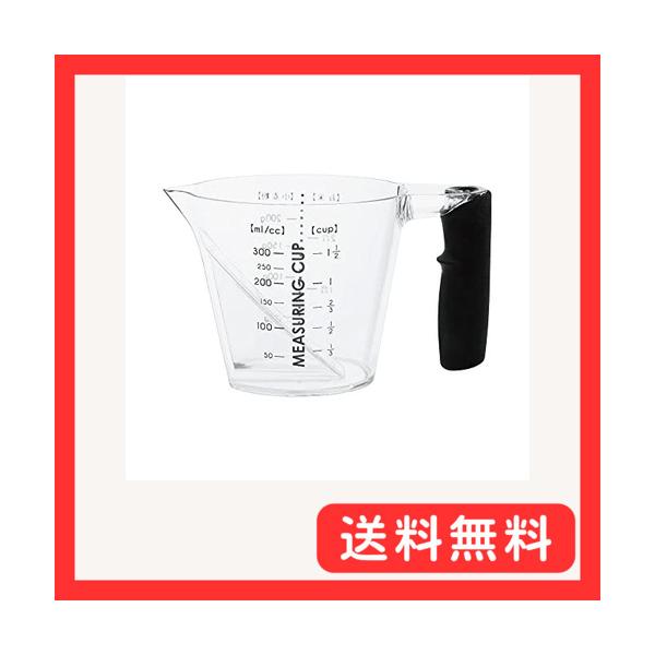 他サイト： アンドエヌイー(&amp;NE) 計量カップ 300ml nikii クリア 中 日本製 耐熱 電子レンジ対応 食洗機対応 上から見える お米 2合 小の商品画像