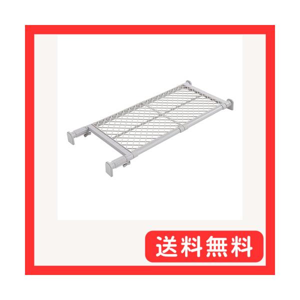 他サイト： HEIAN SHINDO つっぱり棚 強力ワイドタイプ メッシュ ホワイト 耐荷重50~30kg 幅73~112cm TAI-17A 平安伸銅工の商品画像