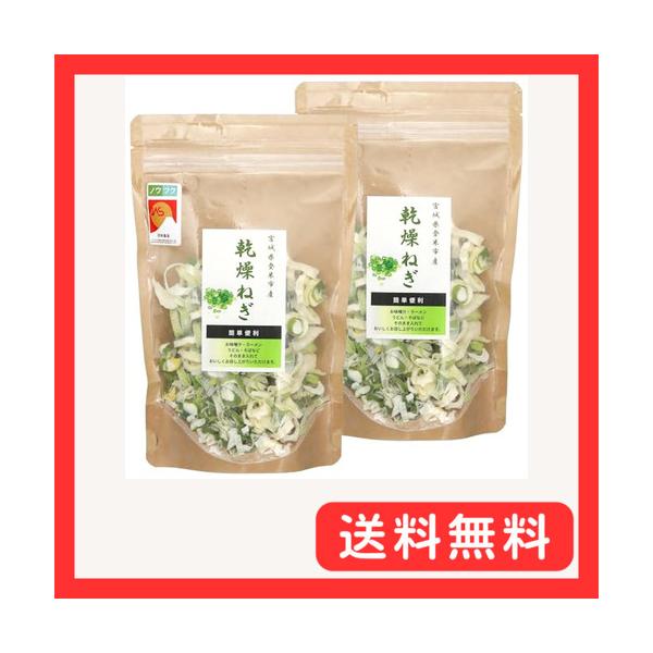 乾燥ねぎ 国産 無添加 30g×2個 乾燥野菜 ドリーム農園 ノウフクJAS認証