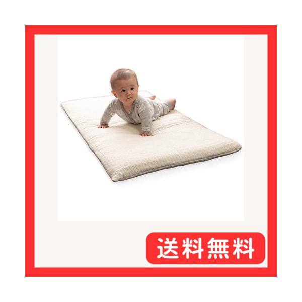 他サイト： AQUA (アクア) イブル ベビーマット ベビー布団 赤ちゃんマット アイボリー 68×120cm mofua(モフア) 綿100% clouの商品画像