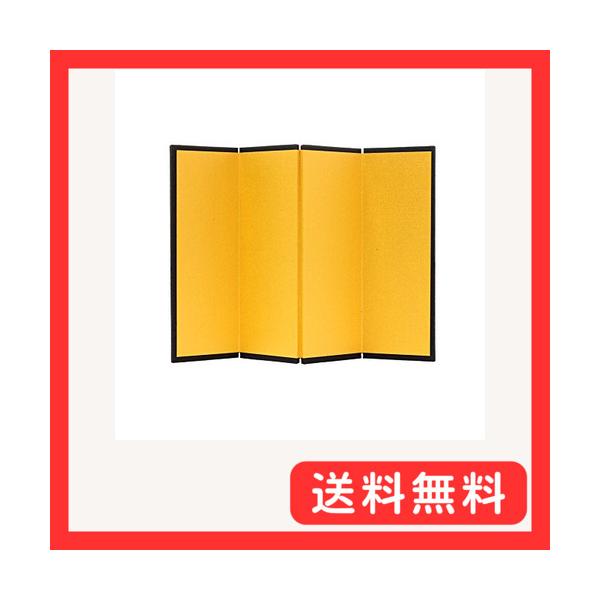 他サイト： ミニ金屏風 4曲 120×168mmの商品画像