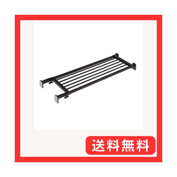 HEIAN SHINDO つっぱり棚 強力タイプ マットブラック 取付幅73~112cm 耐荷重50~30kg TAI-1B 平安伸銅工業