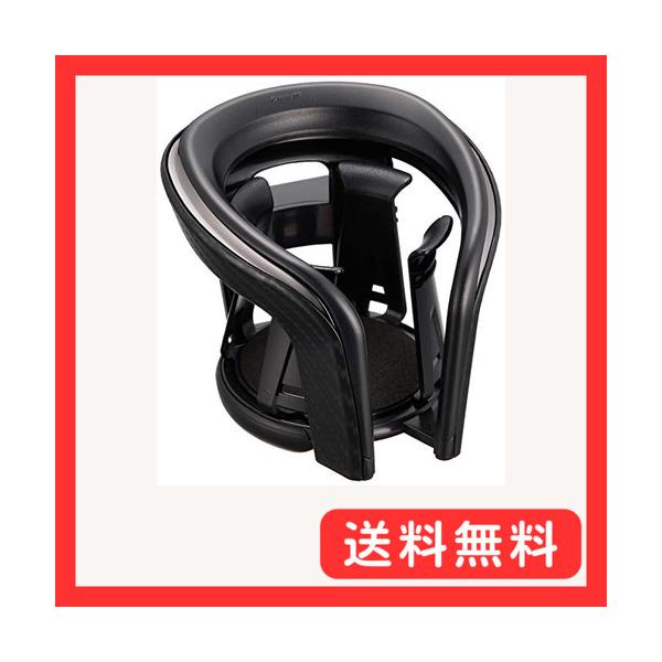 他サイト： カーメイト 車用  ドリンクホルダー  カップホルダークワトロX カーボン調 ブラックメッキ DZ373 H99×W107×D117(mm)の商品画像