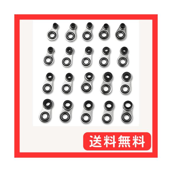 ロッドガイド 釣り竿 ステンレス 1.1mm~3.0mm 20点セット 修理 交換