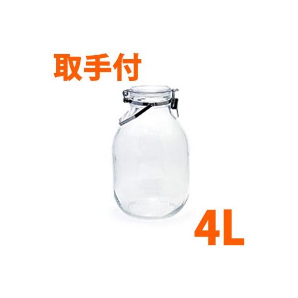 保存に優れサビにくい。梅酒や果実酒などにもとっても便利な密閉瓶です。●シリコンゴムのパッキンはニオイがなく中身を選びません！●優れた耐久性の密閉瓶です●広口なので粉末や液体でも出し入れがとってもラクです●金具の部分は、すべてサビにくいステン...