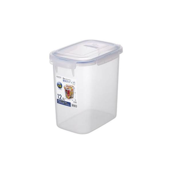 【商品情報】●深型、大型で汎用性の高い本体満水容量12．5Lの中空シリコーンパッキン付き4辺ロックの密封容器です ■商品サイズ(約)：幅220×奥行333×高さ333mm製品重量（約）：686g容量：12500ml■材質：本体：ポリプロピレ...