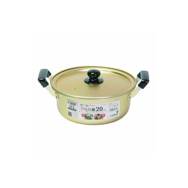 【商品情報】 ■商品サイズ(約)：295×225×125mm製品重量（約）：280g容量（約）：2600ml板厚0.6mm■材質：本体・ふた：アルミニウム取っ手・つまみ：フェノール樹脂（耐熱温度150℃）【備考】■生産地/中国【関連ワード】