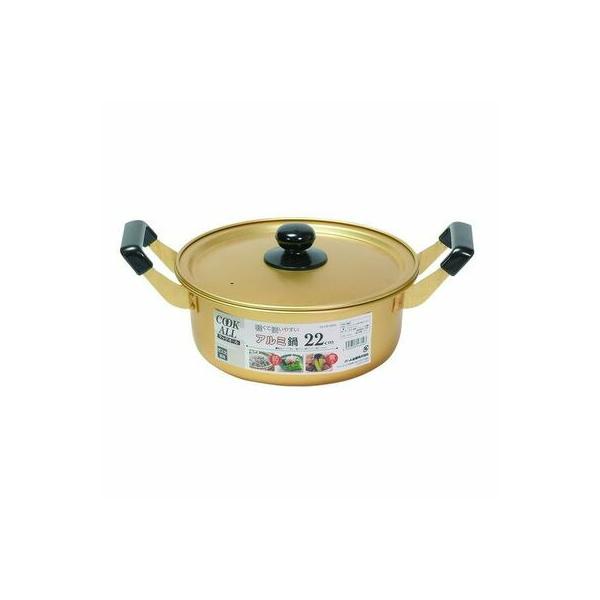 【商品情報】 ■商品サイズ(約)：350×245×140mm製品重量（約）：367g容量（約）：3500ml板厚0.6mm■材質：本体・ふた：アルミニウム取っ手・つまみ：フェノール樹脂（耐熱温度150℃）【備考】■生産地/中国【関連ワード】