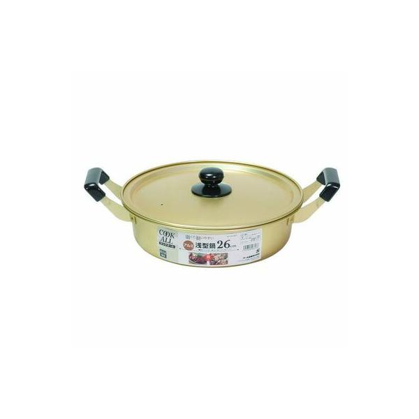 【商品情報】 ■商品サイズ(約)：395×290×115mm製品重量（約）：470g鍋の深さ（約）：75mm容量（約）：3800ml板厚：0.7mm■材質：本体・ふた：アルミニウム取っ手・つまみ：フェノール樹脂（耐熱温度150℃）【備考】■...