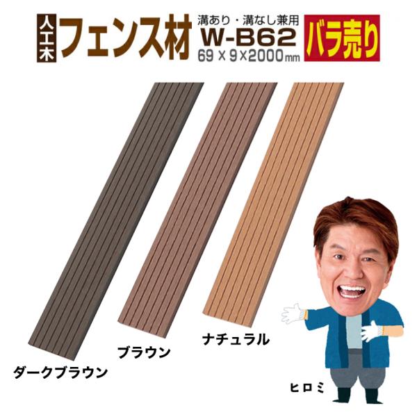 人工木製のフェンス材です、ウッドデッキやフェンス等様々な建築用資材の材料に。天然木材と比べて、人工木材はお手入れ簡単で長持ちし腐らないのが特徴です。当店の木材はホームセンターでは販売していないので、2mサイズを探している方にオススメです。ウ...