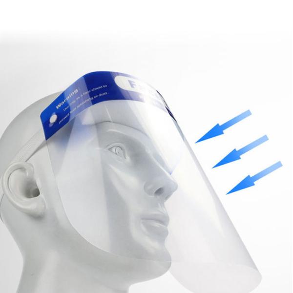 【5枚セット】 フェイスシールド HE-1499 飛沫 感染 防止 新型  感染症 対策 花粉