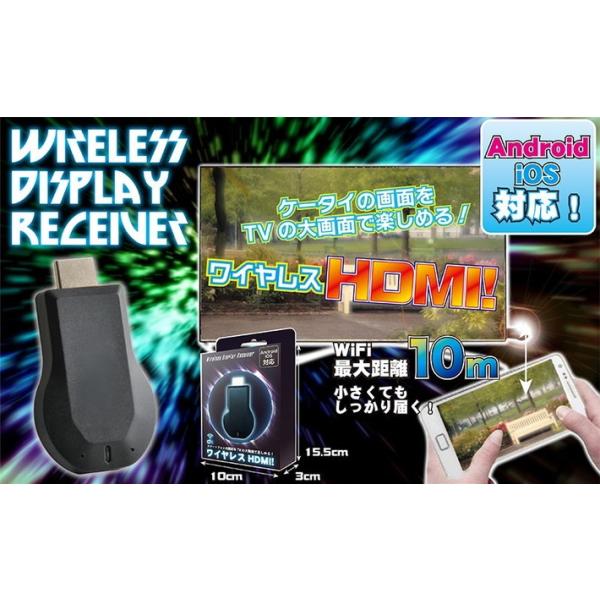 ワイヤレスディスプレイレシーバー ワイヤレス ディスプレイ レシーバー RS-P731 HDMI WiFi 最大